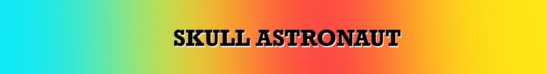 Skull Astronaut banner